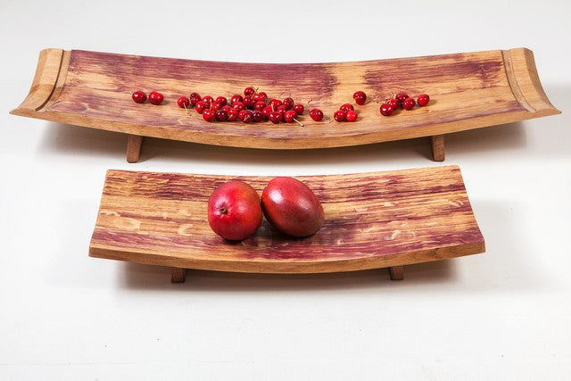 Large wooden serving platters on sale